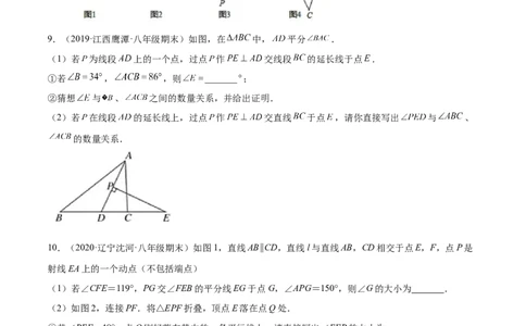 专练10几何压轴大题（10题）-八年级数学上学期期末考点必杀200题（北师大版）（原卷版）_北师大初中数学_8上-北师大版初中数学_旧版_05习题试卷_5专项练习