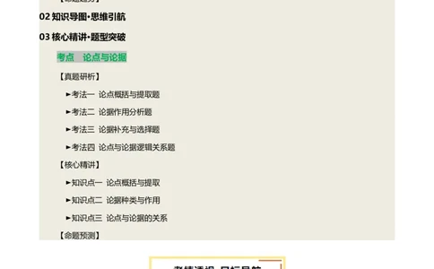专题21论点与论据（讲练）（原卷版）_02中考总复习（2026版更新中）_01-语文-中考总复习_2025年中考资料_2025中考二轮课件ppt+讲义+练习语文_讲义练习