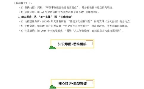 专题21论点与论据（讲练）（原卷版）_02中考总复习（2026版更新中）_01-语文-中考总复习_2025年中考资料_2025中考二轮课件ppt+讲义+练习语文_讲义练习