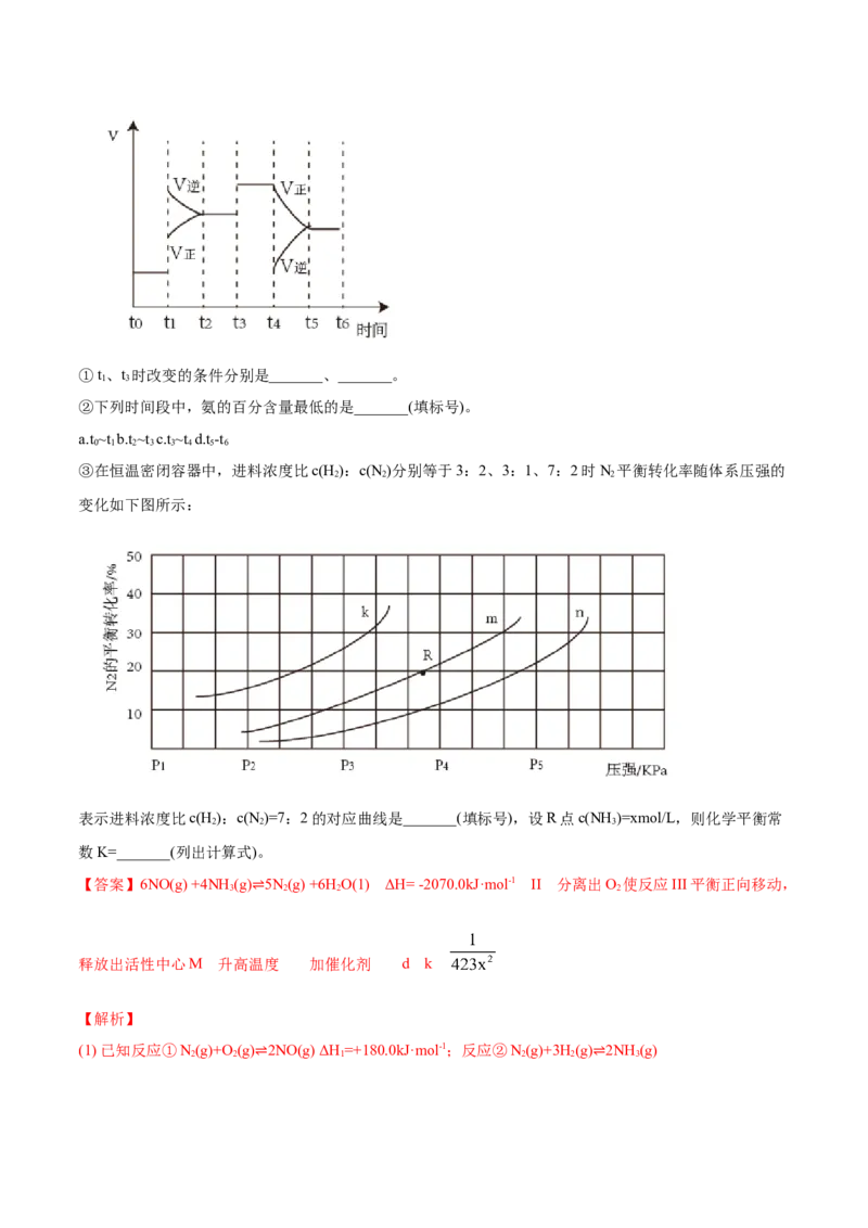 专题14化学反应原理综合-2021年高考真题和模拟题化学分项汇编（解析版）_05高考化学_新高考复习资料_2022年新高考资料_2021年高考真题和模拟题化学分项汇编（全国通用）