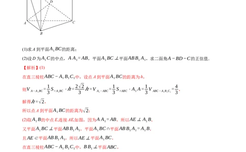 专题13运用空间向量研究立体几何问题（解析版）_02高考数学_新高考复习资料_2023年新高考资料_二轮复习_2023年高考数学二轮优化提升专题训练（新高考地区专用）2924143