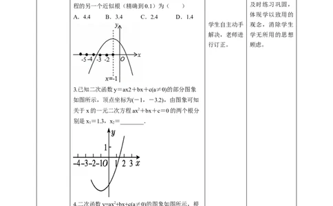 2.5.2二次函数与一元二次方程教学设计_北师大初中数学_9下-北师大版初中数学_02课件_精品课件（第1套）配套教案_教案