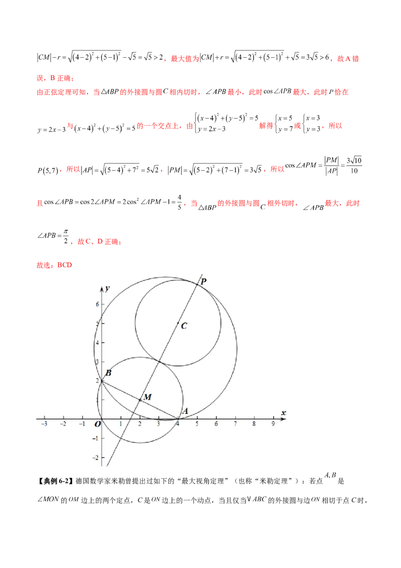 专题16直线与圆几何问题题型深度剖析与总结（讲义）（解析版）_02高考数学_2025年新高考资料_二轮复习_上好课2025年高考数学二轮复习讲练测（新高考通用）3379306