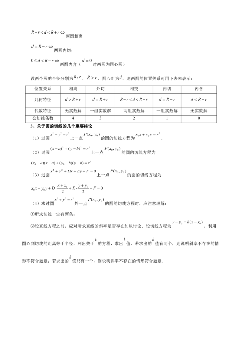 专题16直线与圆几何问题题型深度剖析与总结（讲义）（解析版）_02高考数学_2025年新高考资料_二轮复习_上好课2025年高考数学二轮复习讲练测（新高考通用）3379306