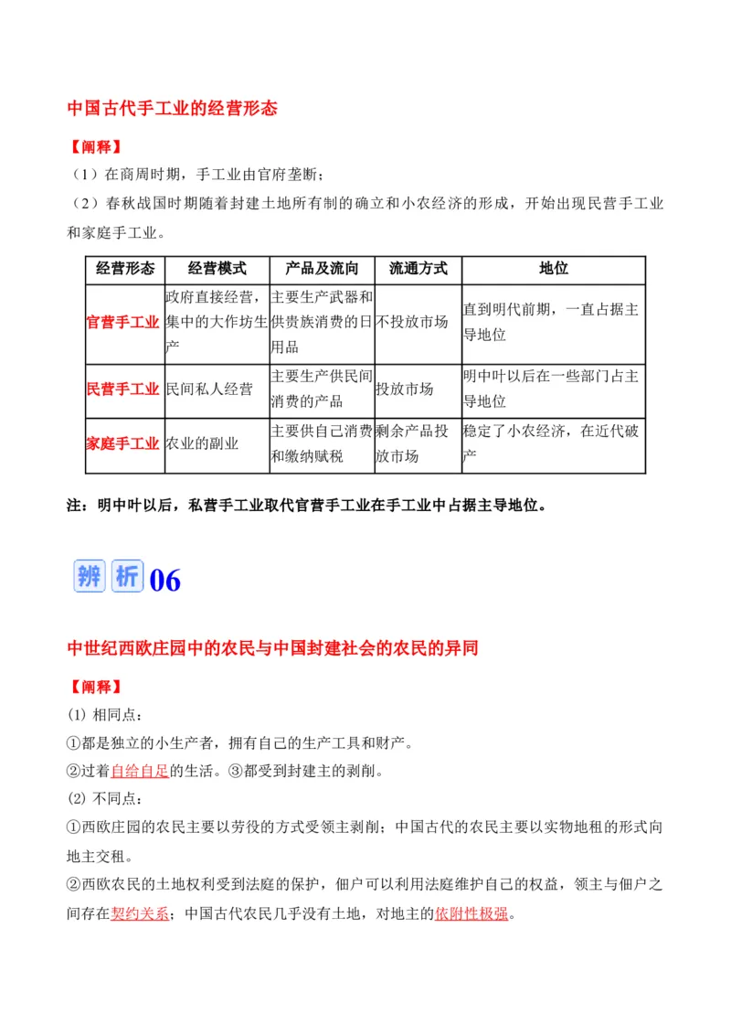 专题16++社会生产（食物生产和生产工具）+-2025年高考历史一轮复习知识清单_07高考历史_2025年新高考资料_一轮复习_2025年高考历史一轮复习知识清单（完结）