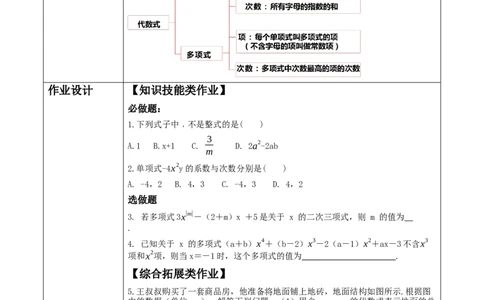 《3.1.3代数式》教学设计_北师大初中数学_7上-北师大版初中数学_7上-初中数学北师大（2024新版）持续更新_01课件+教案（大单元教学）