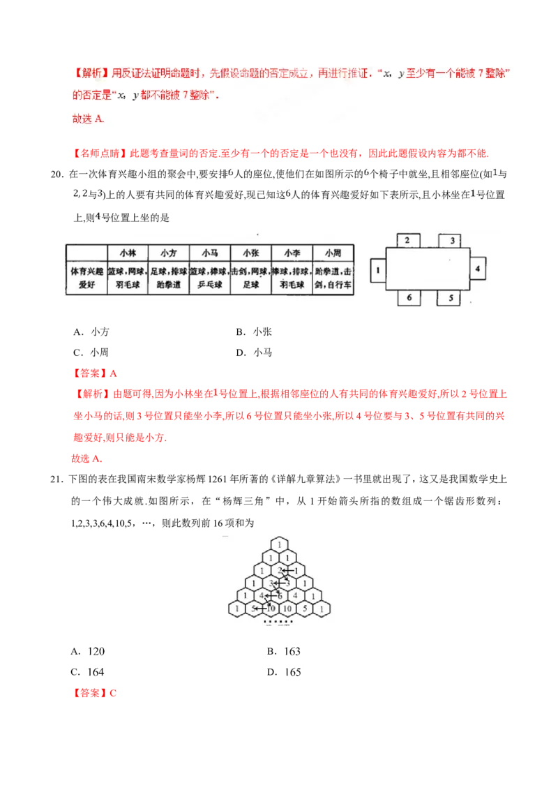 专题13算法初步、推理与证明、数系的扩充与复数的引入-备战2019年高考数学（文）之纠错笔记系列（解析版）_02高考数学_新高考复习资料_2022年新高考资料_2022年一轮复习各版本_304