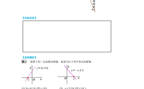 2.5第1课时一元一次不等式与一次函数的关系导学案_北师大初中数学_8下-北师大版初中数学_旧版-可参考_01课件+教案+学案新课标_导学案