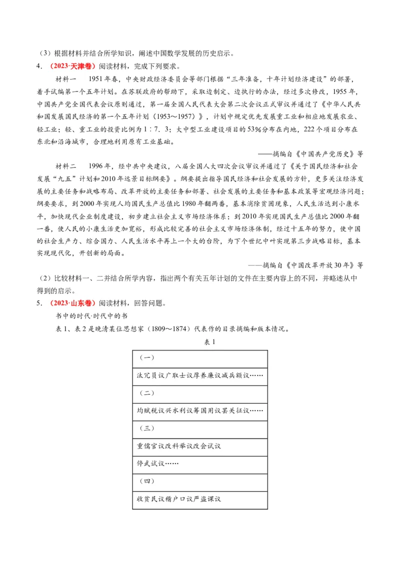 专题14认识启示类非选择题（原卷版）_07高考历史_2025年新高考资料_二轮复习_01高考语文等多个文件_2025年高考历史二轮热点题型归纳与变式演练（新高考通用）