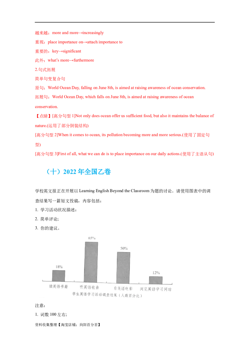 专题18应用文写作（新高考）（解析版）_03高考英语_新高考复习资料_2024年新高考资料_专项复习资料_完五年（2019-2023）高考真题分项汇编（新高考）