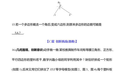 4.3　多边形和圆的初步认识_北师大初中数学_7上-北师大版初中数学_7上-初中数学北师大（2024新版）持续更新_06习题试卷_同步练习
