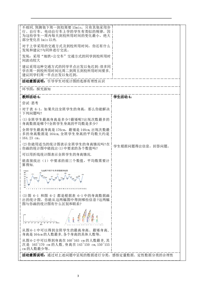 6.1丰富的数据世界教学设计_北师大初中数学_7上-北师大版初中数学_7上-初中数学北师大（2024新版）持续更新_01课件+教案（大单元教学）
