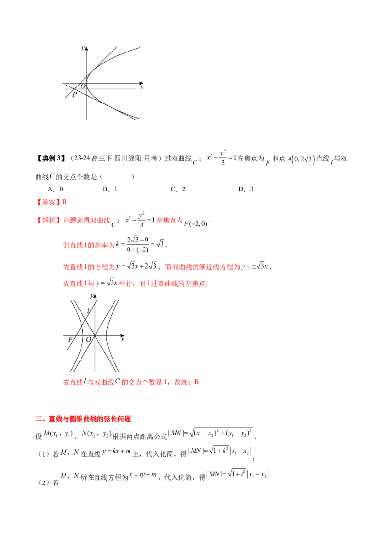 专题17圆锥曲线的综合应用（3知识点+6重难点+5方法技巧+3易错易混）（解析版）_02高考数学_2025年新高考资料_一轮复习_上好课2025年高考数学一轮复习知识清单3246850