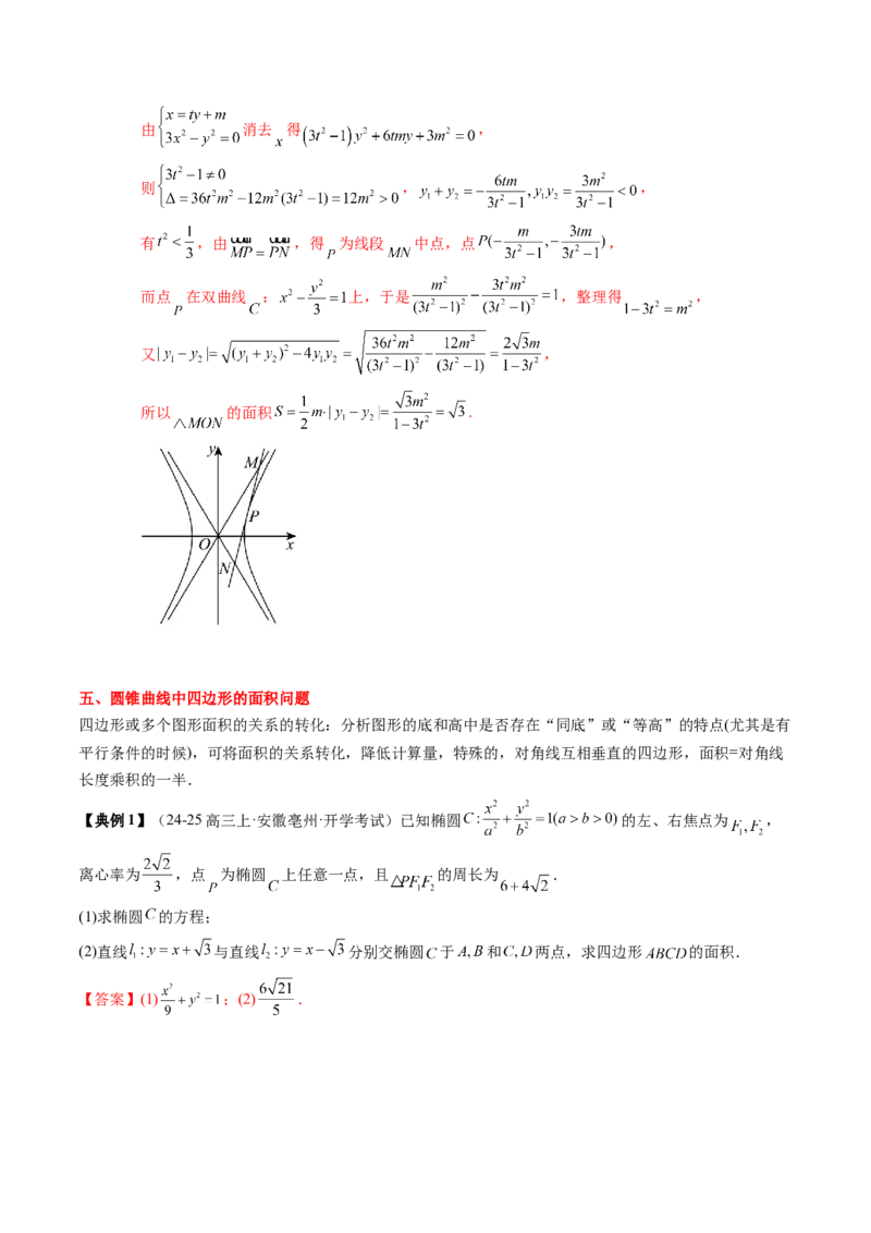 专题17圆锥曲线的综合应用（3知识点+6重难点+5方法技巧+3易错易混）（解析版）_02高考数学_2025年新高考资料_一轮复习_上好课2025年高考数学一轮复习知识清单3246850