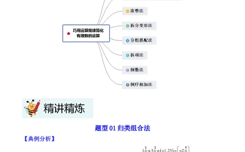 专题01巧用八种运算规律简化有理数的运算（解析版）_北师大初中数学_7上-北师大版初中数学_7上-初中数学北师大（2024新版）持续更新_03课件+练习