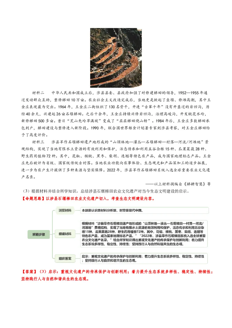 专题14认识启示类非选择题（解析版）_07高考历史_2025年新高考资料_二轮复习_2025年高考历史二轮热点题型归纳与变式演练（新高考通用）3396109