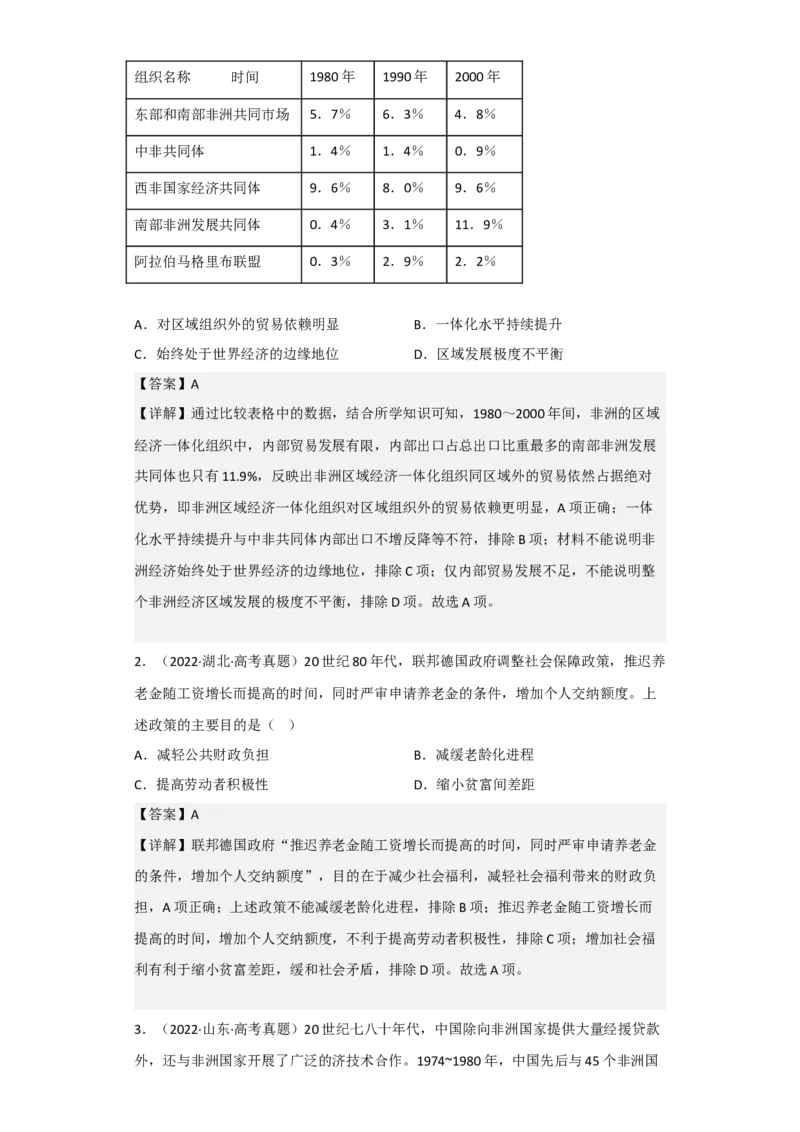 专题1720世纪下半夜的世界新变化-2023年高考历史二轮复习高频考点追踪分析与预测（全国通用）_07高考历史_通用版（老高考）复习资料_2023年复习资料