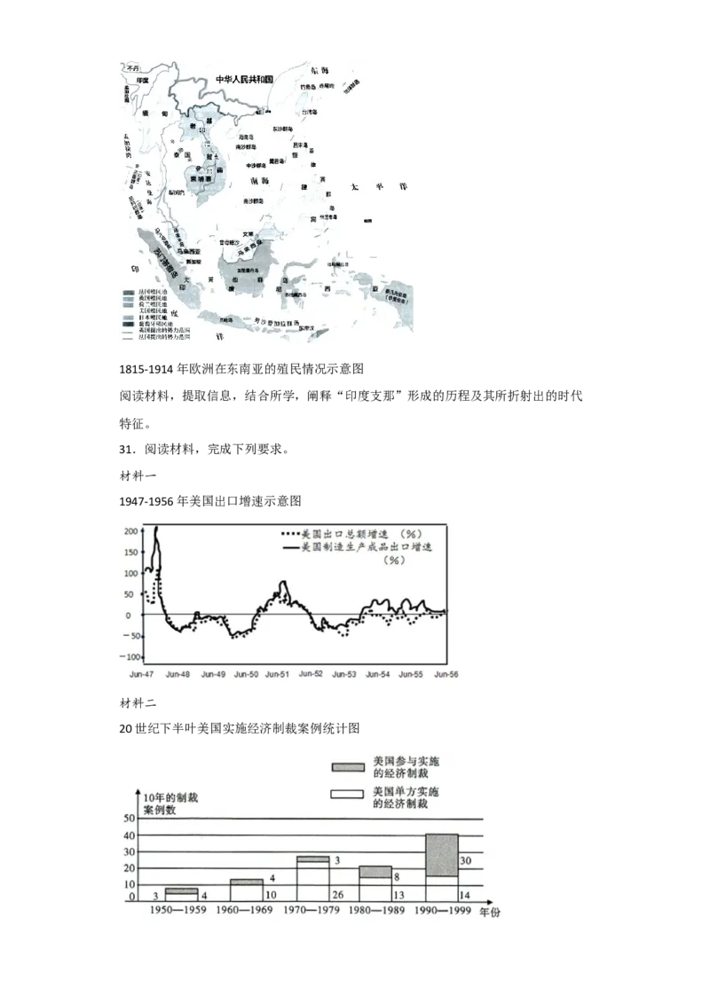专题1720世纪下半夜的世界新变化-2023年高考历史二轮复习高频考点追踪分析与预测（全国通用）_07高考历史_通用版（老高考）复习资料_2023年复习资料