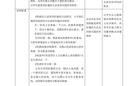 3.2圆的对称性教学设计_北师大初中数学_9下-北师大版初中数学_02课件_精品课件（第1套）配套教案_教案