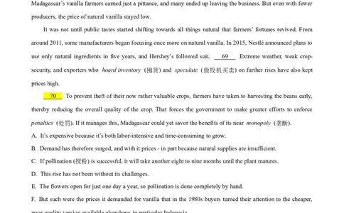 专题15阅读六选四-2024年高考英语二轮热点题型归纳与变式演练（新高考通用）（解析版）_03高考英语_新高考复习资料_2024年新高考资料_二轮复习资料_教师版（含答案解析）