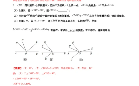 专练09几何综合大题（20题）-七年级数学上学期期末考点必杀200题（北师大版）（解析版）_北师大初中数学_7上-北师大版初中数学_7上-初中数学北师大（旧版）赠送_05习题试卷_5专项练习