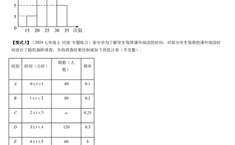 七上北师第6章数据的收集与整理（核心素养提升+中考能力提升+过关检测）（原卷版）_北师大初中数学_7上-北师大版初中数学_7上-初中数学北师大（2024新版）持续更新_03课件+练习