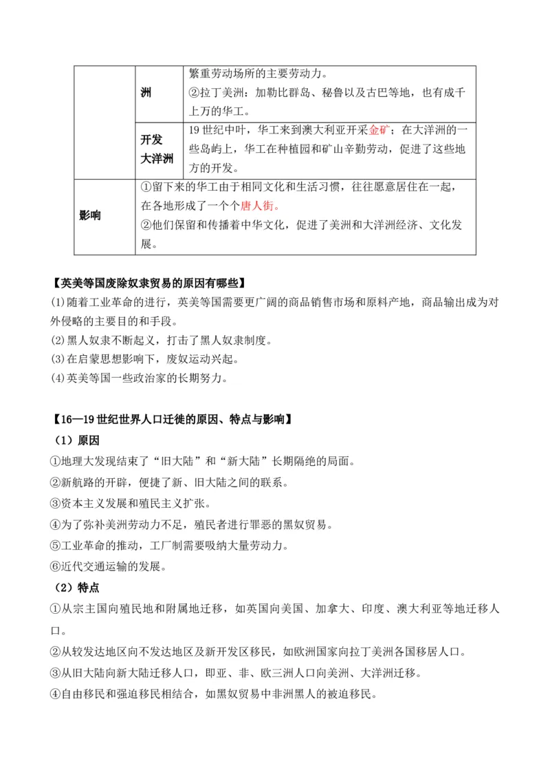 专题19++文化交流+-2025年高考历史一轮复习知识清单_07高考历史_2025年新高考资料_一轮复习_2025年高考历史一轮复习知识清单（完结）