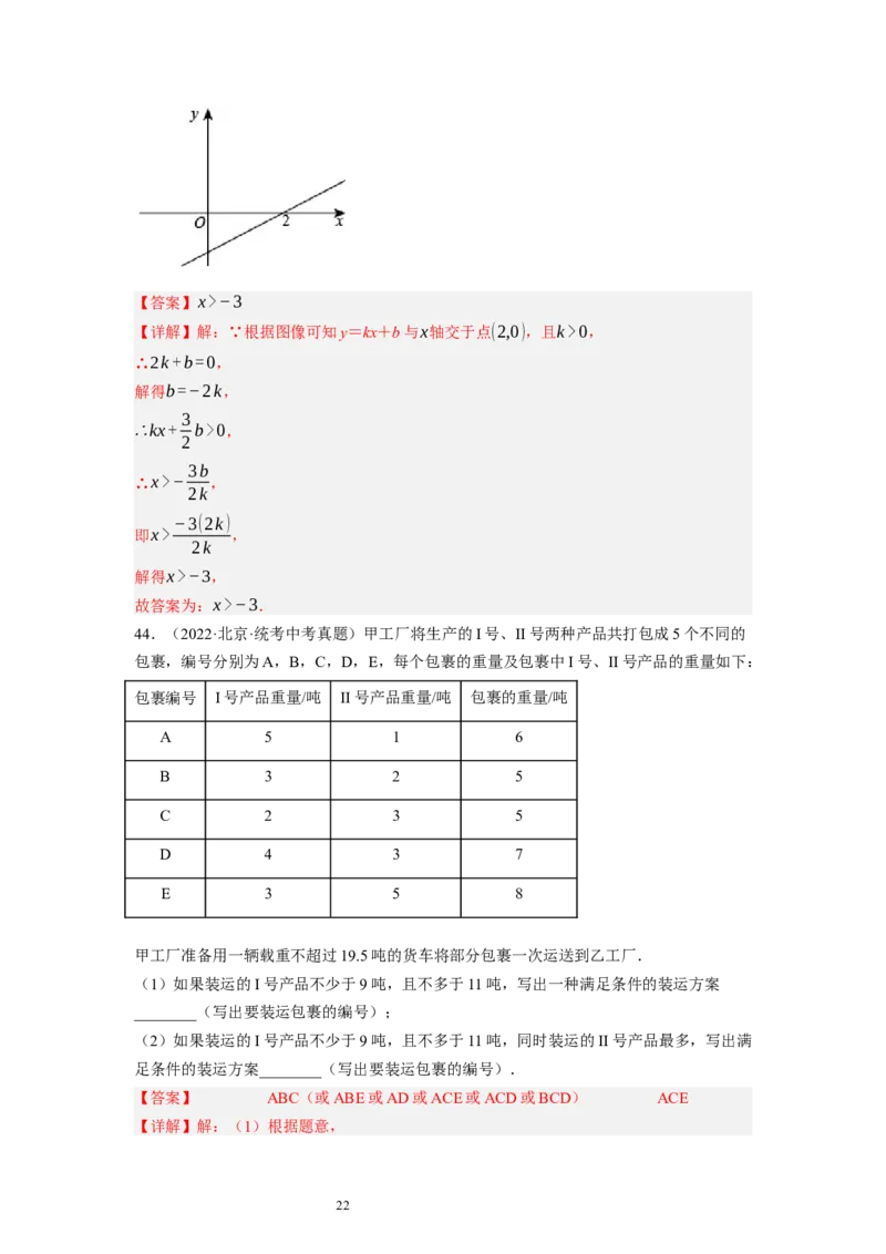 2.4一元一次不等式（解析版）_北师大初中数学_8下-北师大版初中数学_旧版-可参考_05习题试卷_1课时练习_同步练习（第1套）