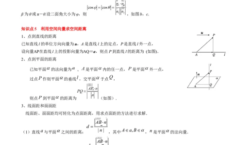 专题14空间向量与立体几何（5知识点+4重难点+8方法技巧+4易错易混）（原卷版）_02高考数学_2025年新高考资料_一轮复习_上好课2025年高考数学一轮复习知识清单3246850