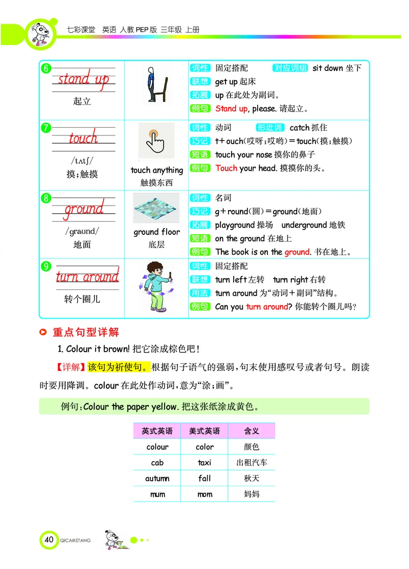 人教PEP版英语三年级上册教材全解_26春四年级上下册人教版_四上英语合集人教版PEP英语四年级上册新教材（教学视频+课件+动画+音频+练习+教案）_17练习资料_《教材全解》
