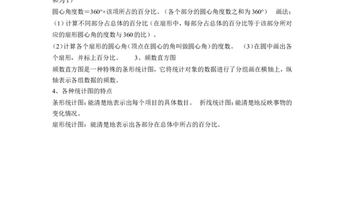 《第六章数据的收集与整理》知识归纳_北师大初中数学_7上-北师大版初中数学_7上-初中数学北师大（旧版）赠送_07知识点总结_单元知识点