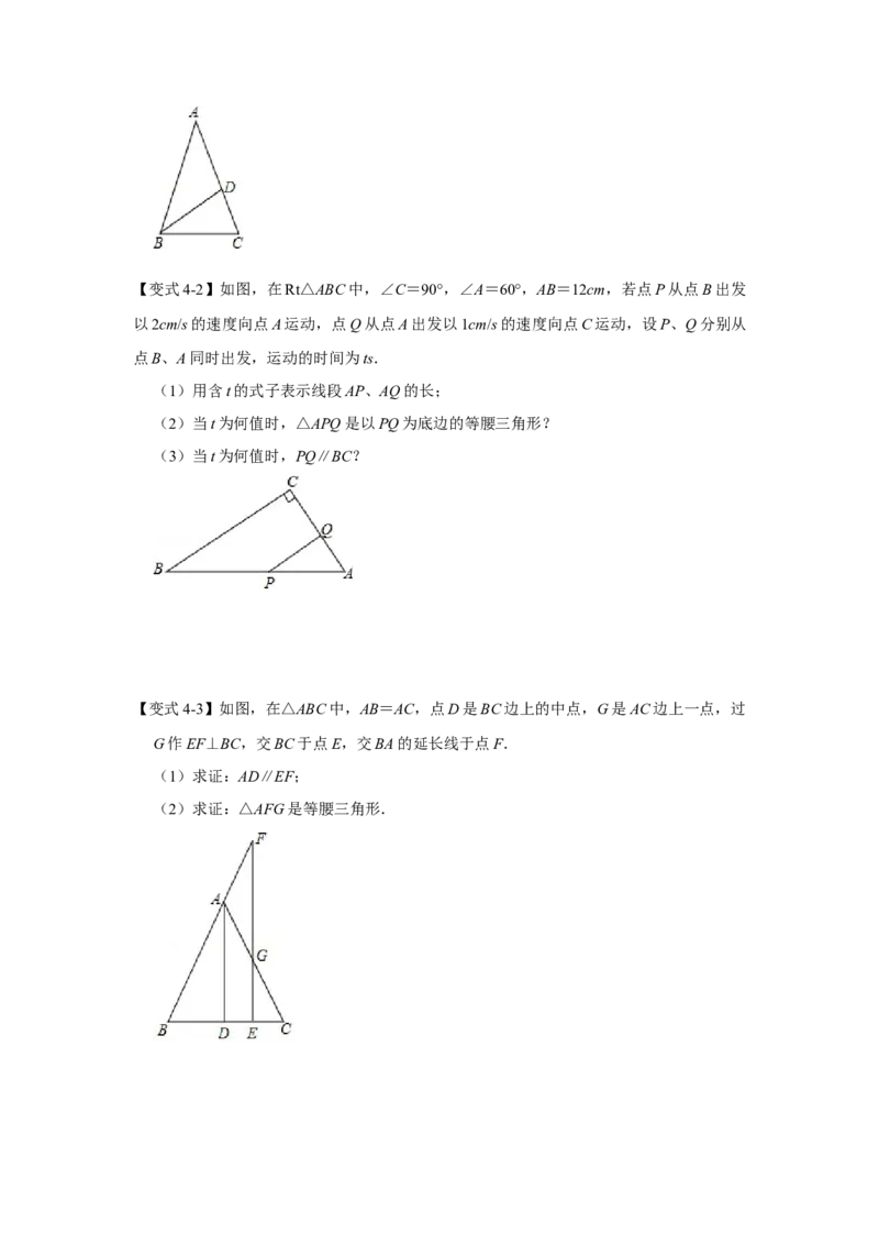 专题01三角形证明（知识点梳理+典例剖析+变式训练）-八年级数学下学期期末冲刺满分必刷常考压轴题（北师大版）_北师大初中数学_8下-北师大版初中数学_旧版-可参考_06专项讲练