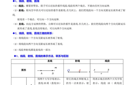 4.1线段、射线、直线（10大题型提分练）（解析版）_北师大初中数学_7上-北师大版初中数学_7上-初中数学北师大（2024新版）持续更新_03课件+练习