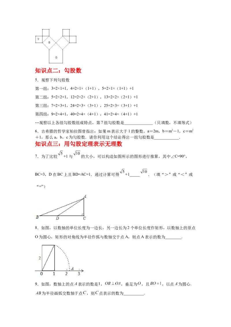 专题1.10勾股定理知识点分类专题训练2-2021-2022学年八年级数学上册基础知识专项讲练（北师大版）_北师大初中数学_8上-北师大版初中数学_旧版_06专项讲练