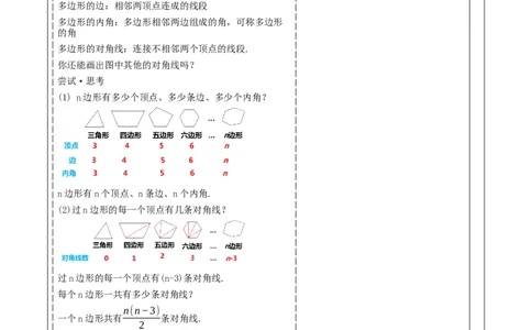 《4.3多边形和圆的初步认识》教学设计_北师大初中数学_7上-北师大版初中数学_7上-初中数学北师大（2024新版）持续更新_01课件+教案（大单元教学）