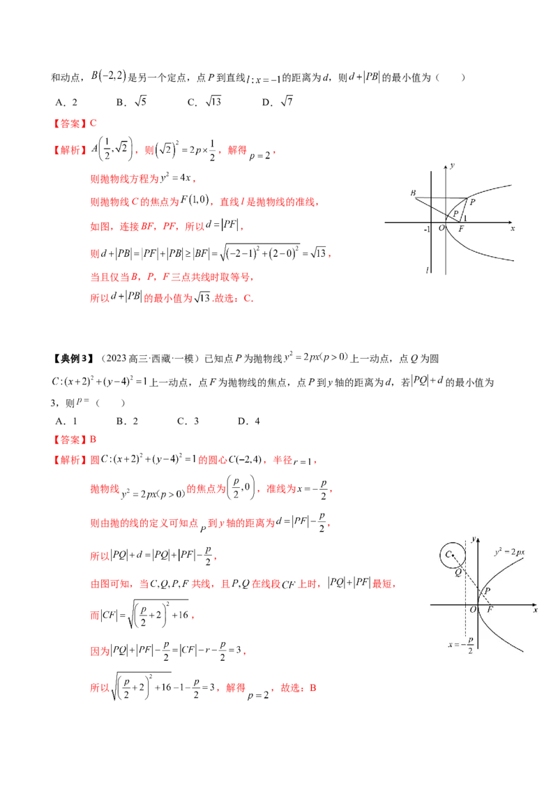 专题16圆锥曲线的标准方程与几何性质（解析版）_02高考数学_2024年新高考资料_1.2024一轮复习_2024年高考数学一轮复习知识清单（新高考专用）