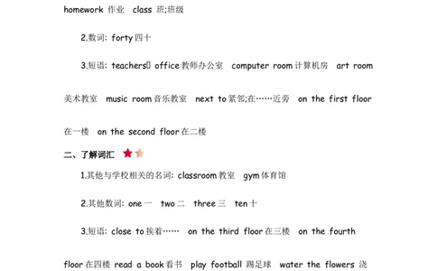 人教四下Unit1知识清单_26春四年级上下册人教版_四上英语合集人教版PEP英语四年级上册新教材（教学视频+课件+动画+音频+练习+教案）_19同步教案课件_人教pep3_3-6年级下册_4年级下册