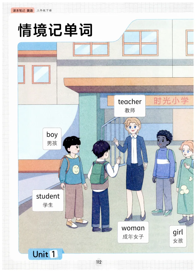 小学英语PEP3年级下册课堂笔记（25春最新版）_26春四年级上下册人教版_四上英语合集人教版PEP英语四年级上册新教材（教学视频+课件+动画+音频+练习+教案）_17练习资料