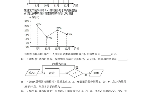 七年级数学下学期开学摸底卷（测试范围：七上全部内容）-2021-2022学年七年级数学下学期考试满分全攻略（北师大版（原卷版）_北师大初中数学_7下-北师大版初中数学_06专项讲练