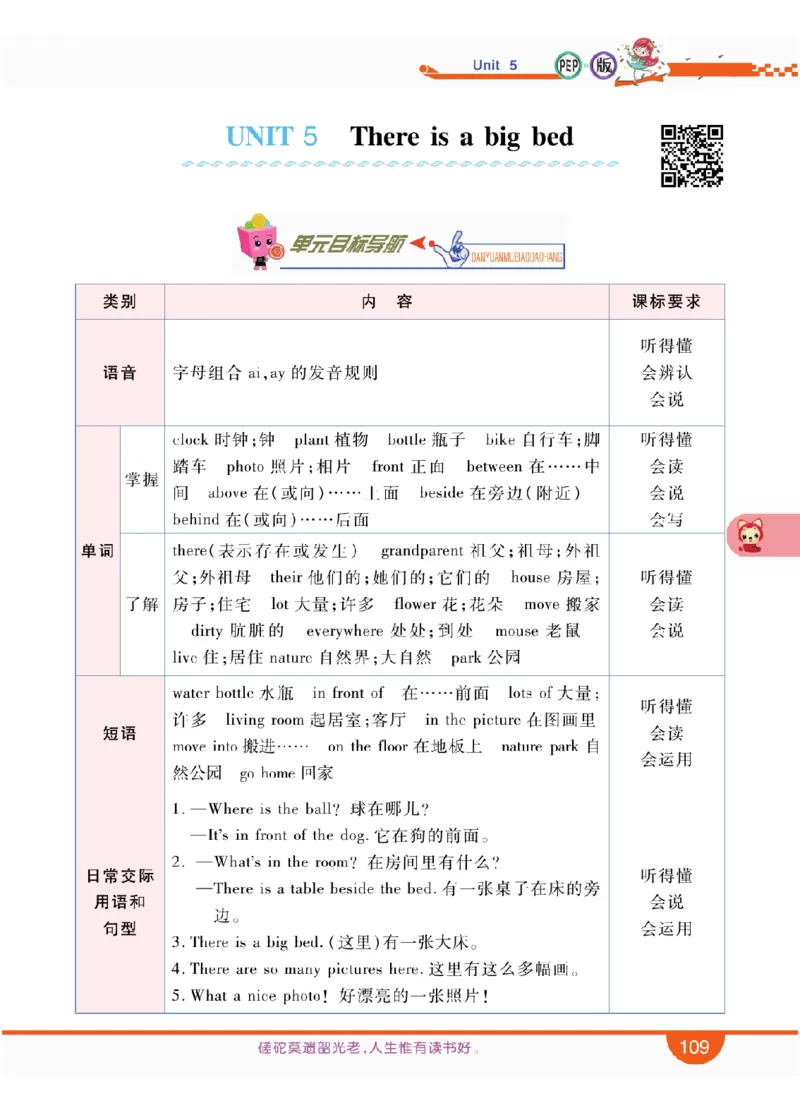 人教版英语五年级上册教材全解全析_26春四年级上下册人教版_四上英语合集人教版PEP英语四年级上册新教材（教学视频+课件+动画+音频+练习+教案）_17练习资料_《教材全解》