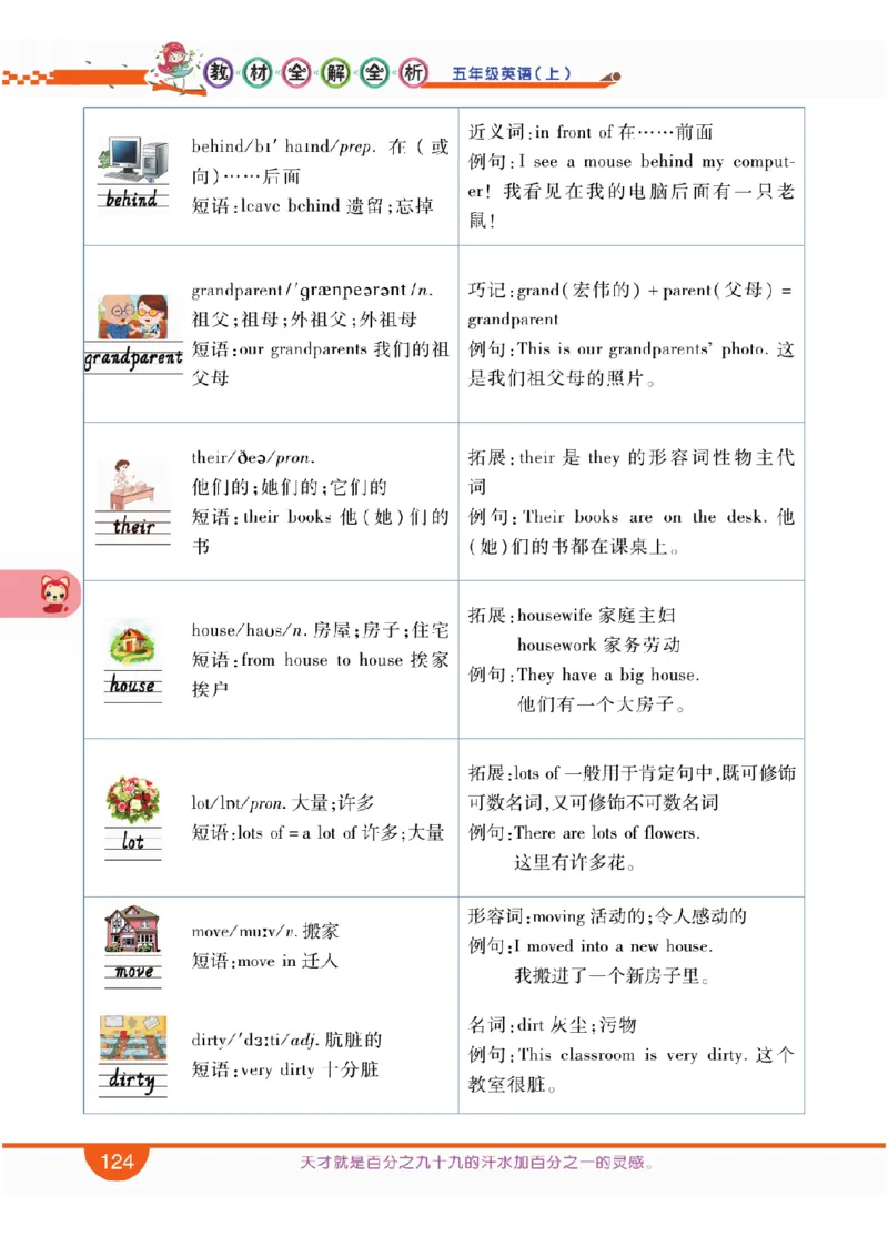 人教版英语五年级上册教材全解全析_26春四年级上下册人教版_四上英语合集人教版PEP英语四年级上册新教材（教学视频+课件+动画+音频+练习+教案）_17练习资料_《教材全解》