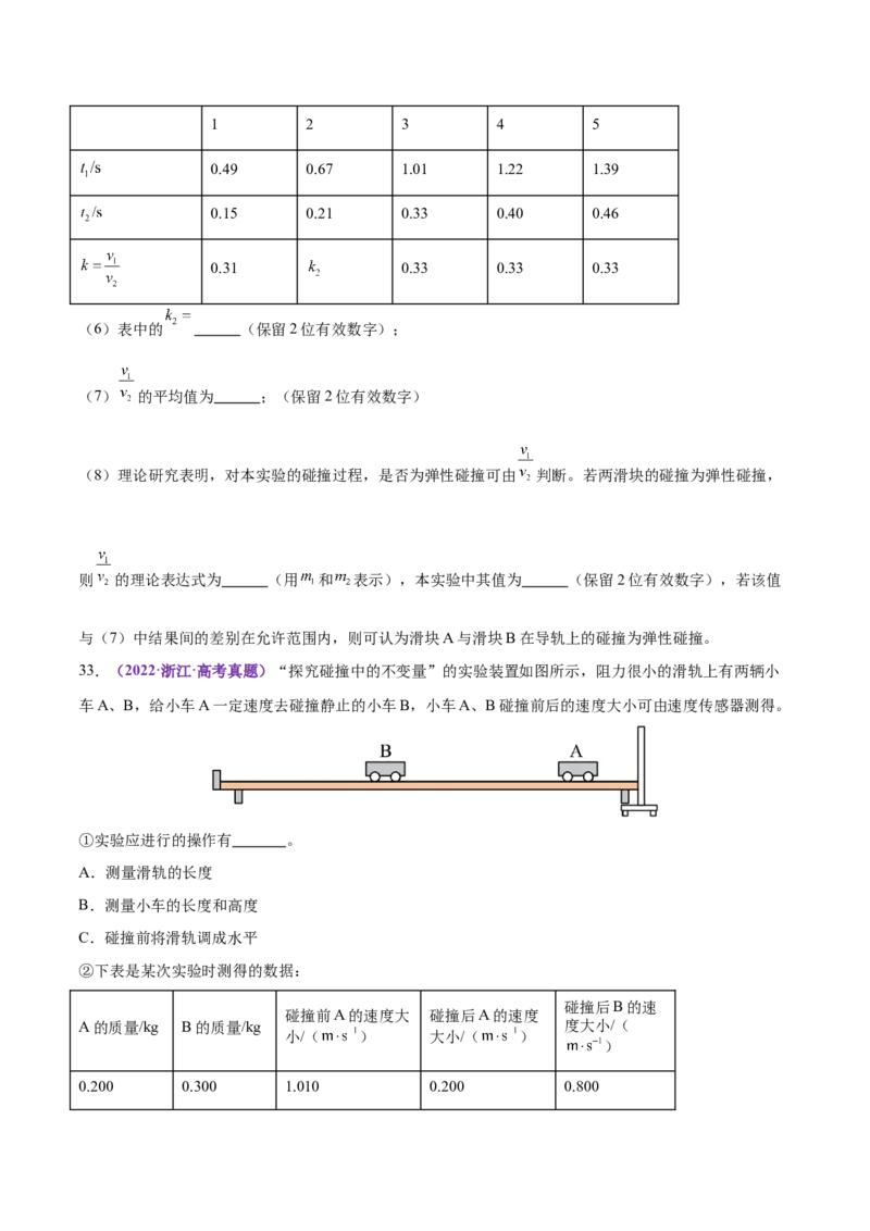专题19力学实验（练习）（原卷版）_03高考英语_2025年新高考资料_二轮复习_01高考语文等多个文件_上好课2025年高考物理二轮复习讲练测（新高考通用）