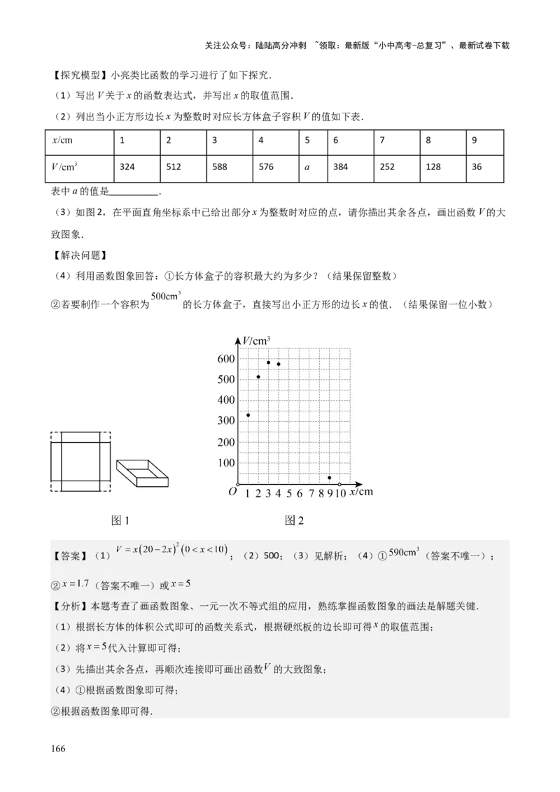 考前突破07阅读理解、函数与几何探究、综合实践题（4大必考题型）解析版_02中考总复习（2026版更新中）_02-数学-中考总复习_2025中考复习资料_2025年中考数学一轮知识梳理
