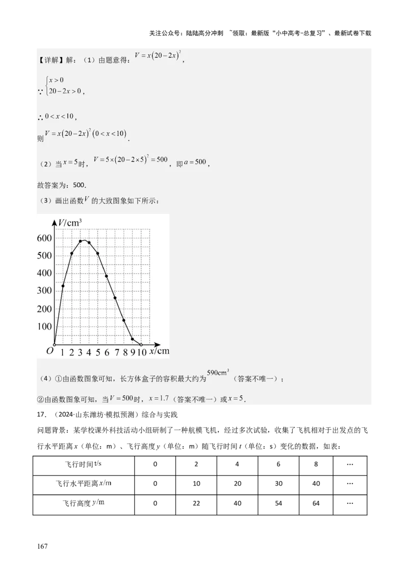 考前突破07阅读理解、函数与几何探究、综合实践题（4大必考题型）解析版_02中考总复习（2026版更新中）_02-数学-中考总复习_2025中考复习资料_2025年中考数学一轮知识梳理