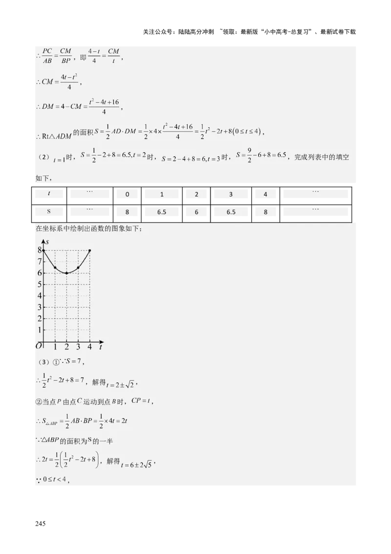 考前突破07阅读理解、函数与几何探究、综合实践题（4大必考题型）解析版_02中考总复习（2026版更新中）_02-数学-中考总复习_2025中考复习资料_2025年中考数学一轮知识梳理
