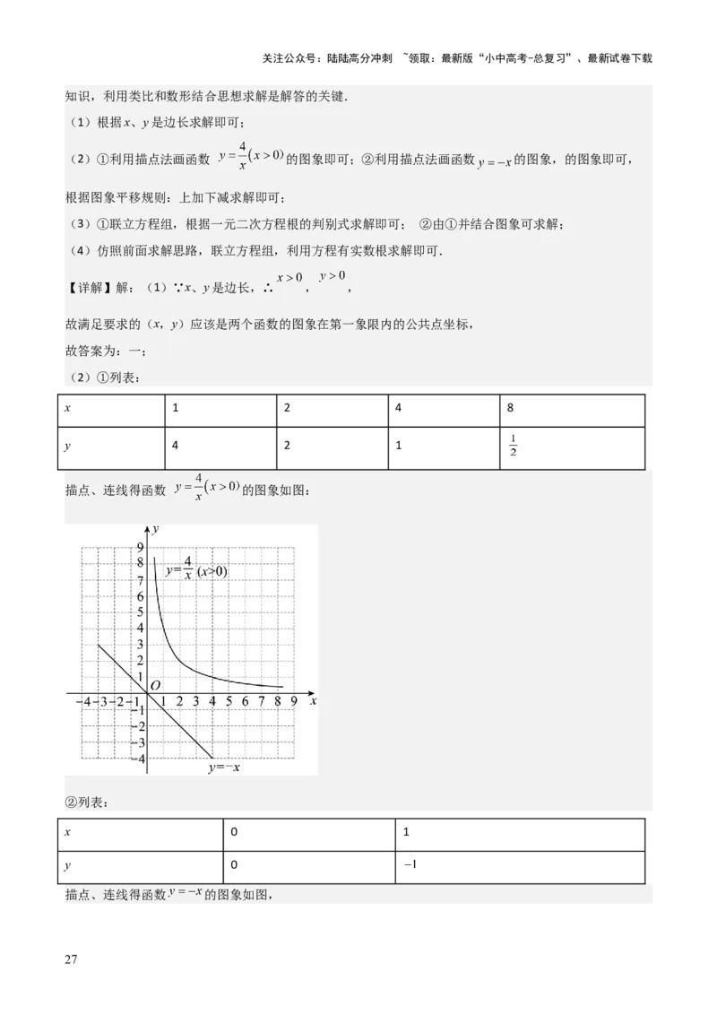考前突破07阅读理解、函数与几何探究、综合实践题（4大必考题型）解析版_02中考总复习（2026版更新中）_02-数学-中考总复习_2025中考复习资料_2025年中考数学一轮知识梳理