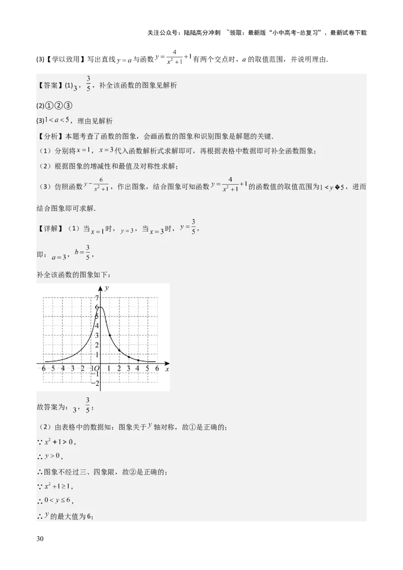 考前突破07阅读理解、函数与几何探究、综合实践题（4大必考题型）解析版_02中考总复习（2026版更新中）_02-数学-中考总复习_2025中考复习资料_2025年中考数学一轮知识梳理