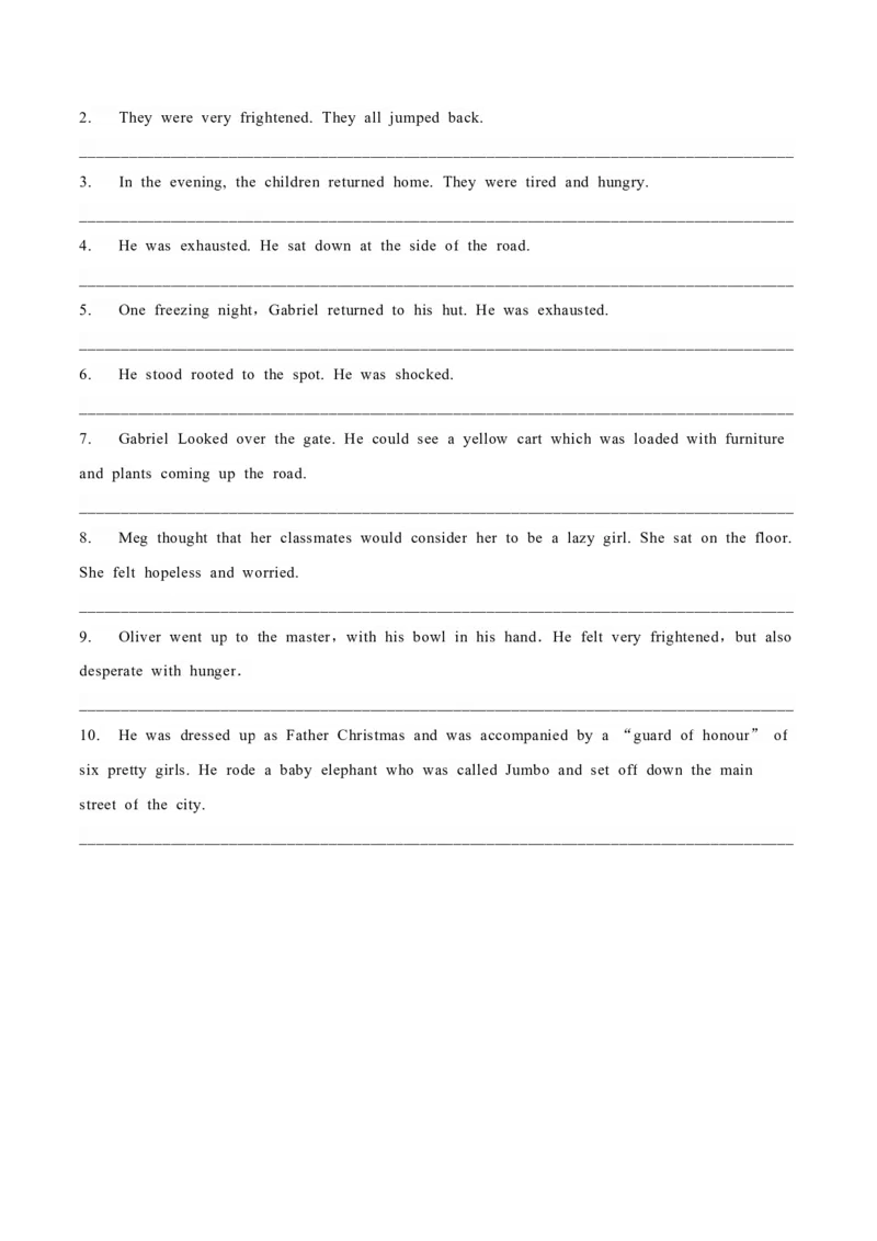 专题17读后续写16大提分句式+对点精练（原卷版）_03高考英语_2025年新高考资料_二轮复习_高分&middot;技能2025年高考英语写作常考题型全面突破334908819