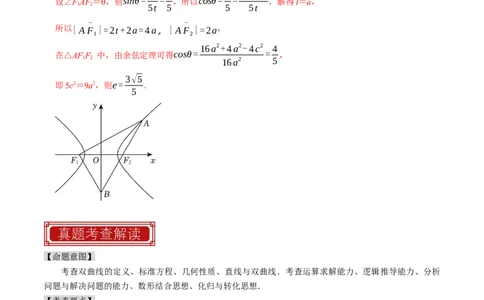 专题13双曲线（解析版）_02高考数学_新高考复习资料_2024年新高考资料_专项复习资料_完2023年高考真题题源解密（新高考）