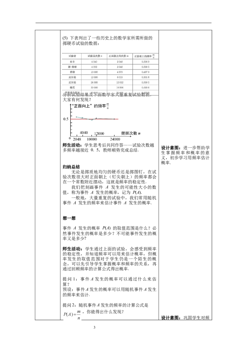 6.2第2课时抛硬币试验_北师大初中数学_7下-北师大版初中数学_7下-初中数学北师大版（旧版）赠送_01课件+教案+学案新课标_教案_6.BS七下第六章概率初步